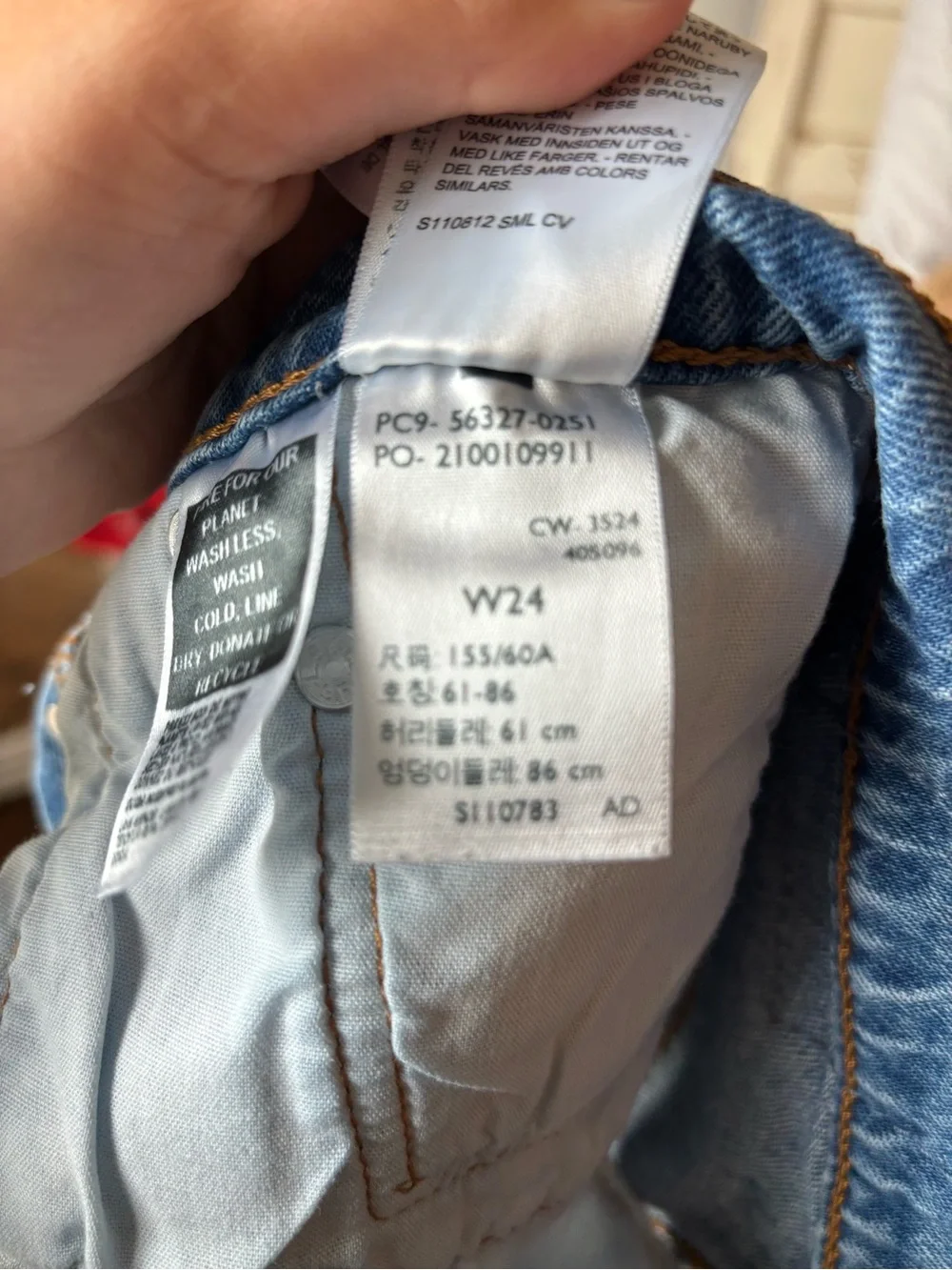Levi’s denim shorts